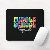 Terug naar school middelbare school squad team ler muismat (Met muis)