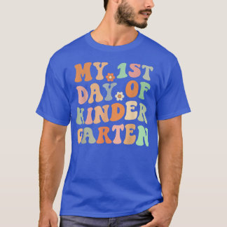 Terug naar school Mijn eerste dag van de kinderart T-shirt