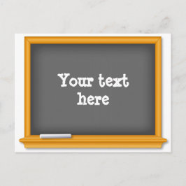 Terug naar School Mini Chalkboard Briefkaart