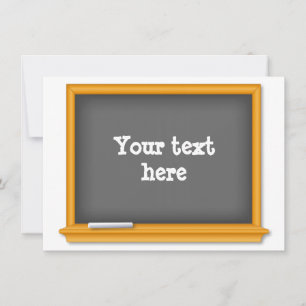 Terug naar School Mini Chalkboard Printable Kaart