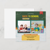 Terug naar school mini-sessiesjabloon (Voorkant / Achterkant)