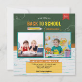 Terug naar school mini-sessiesjabloon (Voorkant)