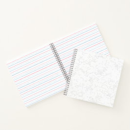 Terug Naar School Minimalistische Stijl Notitieboek