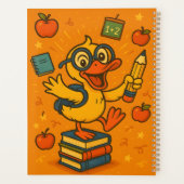 Terug naar school | Mooie eend cover voor docente Planner (Achterkant)