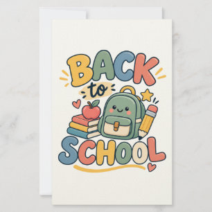 Terug naar school Mooie Kawaii schoolbenodigdheden Briefpapier