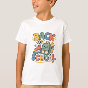 Terug naar school Mooie Kawaii schoolbenodigdheden T-shirt