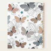 Terug naar school Mooie vlinders Gepersonaliseerd Planner (Achterkant)