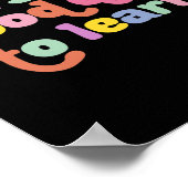 Terug naar school Motivatie Het is een goede dag o Poster (Hoek)