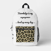 Terug naar School Motivatie Tas (Voorkant)