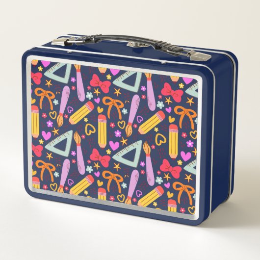 Terug naar School Naadloos Patroon (Achterkant)