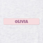 Terug naar School Naam Labels voor Kinderkleding (Design 2)