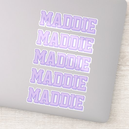 Terug naar school naam sticker (Detail)