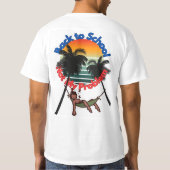 Terug naar school, niet mijn probleem t-shirt (Achterkant)