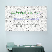 Terug naar School Night Vinyl Banner - Custom Scho (Beurs)