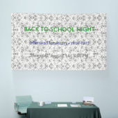 Terug naar School Night Vinyl Banner - Custom Scho (Beurs)