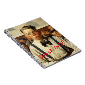 Terug naar school Norman Rockwell tekenstijl Notitieboek (Rechterzijde)