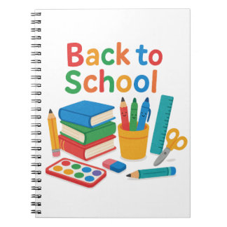 terug naar school notitieboek