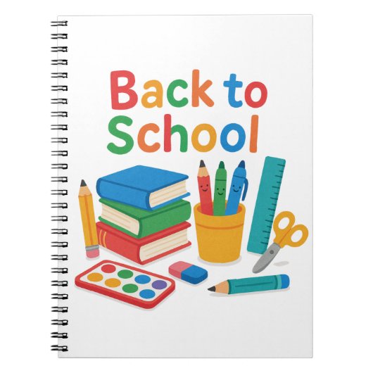 terug naar school notitieboek (Voorkant)