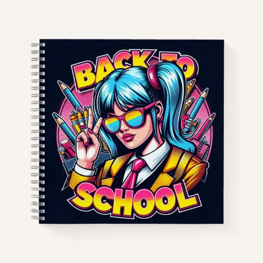 Terug naar school notitieboek (Voorkant)