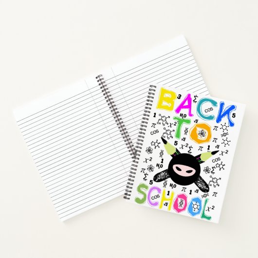 Terug naar school notitieboek (Binnen)