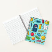 Terug naar school notitieboek, dagboek notitieboek (Binnen)