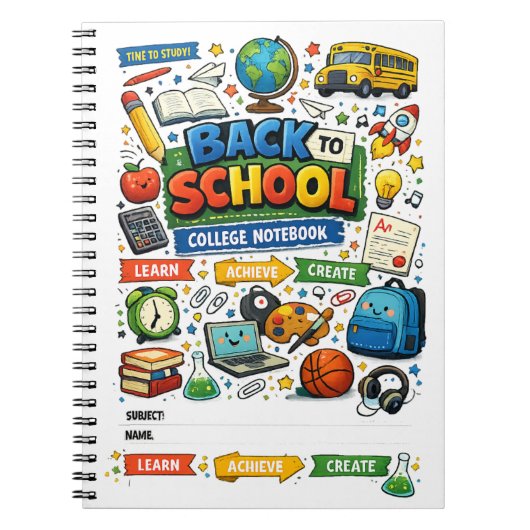 terug naar school notitieboek hogeschool (Voorkant)