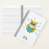 Terug naar school notitieboek – Uil & wiskundige f (Binnen)