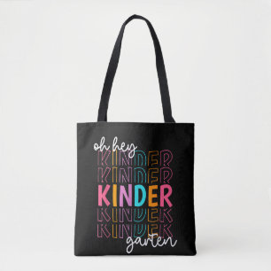 Terug naar school Oh hey kleuterleerkrachten Tote Bag
