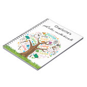 Terug naar school | Onderwijsboom foto Notitieboek (Linkerzijde)