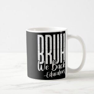 Terug naar school onderwijzers 1e schooldag terug koffiemok