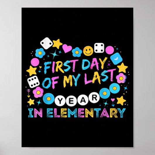 Terug naar school ontwerp poster (Voorkant)