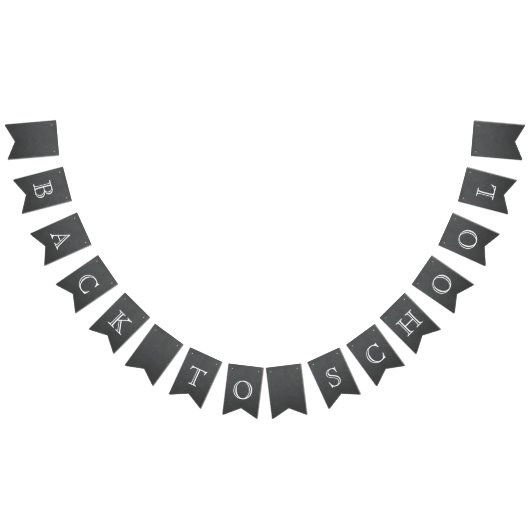 Terug naar school - ontwerp van het bord vlaggetjes (Alle)