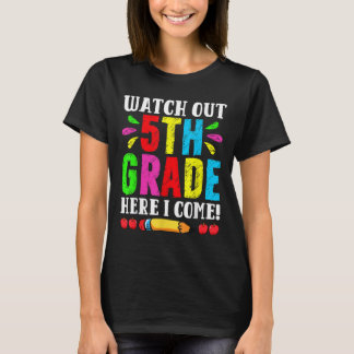 Terug naar school, opgelet 5e leerjaar, ik kom era t-shirt