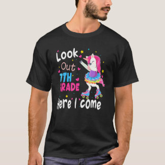 Terug naar school opgelet 7e leerjaar ik kom eraan t-shirt