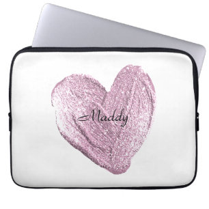 TERUG NAAR SCHOOL PAARSE HART TERUG NAAR SCHOOL LAPTOP SLEEVE