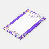 Terug naar School Paarse Post-it® Notes (Schuin)
