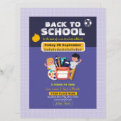 Terug naar School Party brochure (Voorkant / Achterkant)