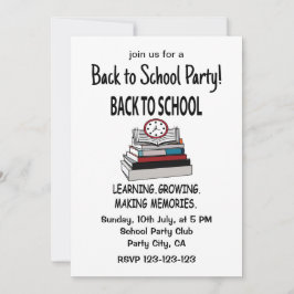 Terug naar School Party Celebration Terug naar sch Kaart