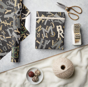 Terug naar School Pattern Wrapping Paper Cadeaupapier