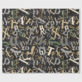 Terug naar School Pattern Wrapping Paper Cadeaupapier (Vlak)