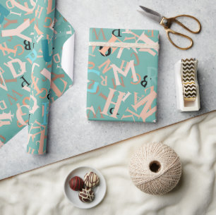 Terug naar School Pattern Wrapping Paper Cadeaupapier