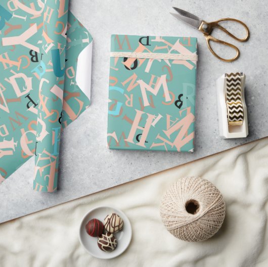 Terug naar School Pattern Wrapping Paper Cadeaupapier (Crafts)