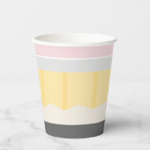 Terug naar School Pencil Cup Papieren Bekers (Voorkant)