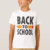 Terug naar School Pencil T-shirt (Voorkant)