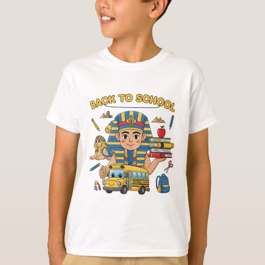 Terug naar school Pharaoh T-shirt (Voorkant)