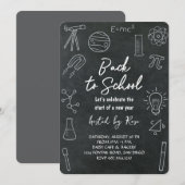 Terug naar school picknick viering kaart (Voorkant / Achterkant)
