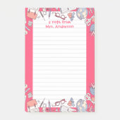 Terug naar School Pink Post-it® Notes (Voorkant)