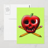 Terug naar School Pirate Inspired Design Briefkaart (Voorkant / Achterkant)