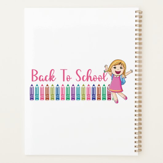 terug naar school planner (Achterkant)
