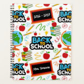 Terug naar school planner voor leraren kalender (Voorkant)